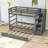 Deyaan Twin Over Twin Bunk Bed with Built-In Stairs , Trundle Bed Included-919047075