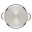 Vanderpump By Anolon Tri-Ply Clad Stainless Stockpot with Lid, 8-Quart, Stainless Steel