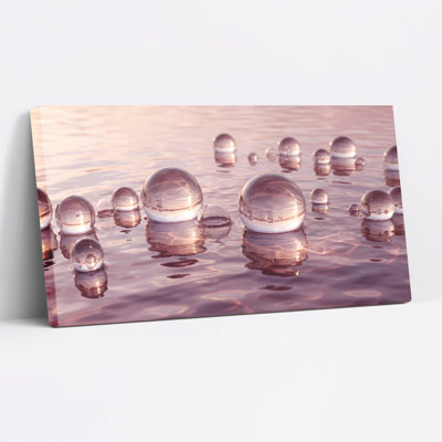 Glass Bubbles Canvas Wall Art Oil Painting Print Set Of 1