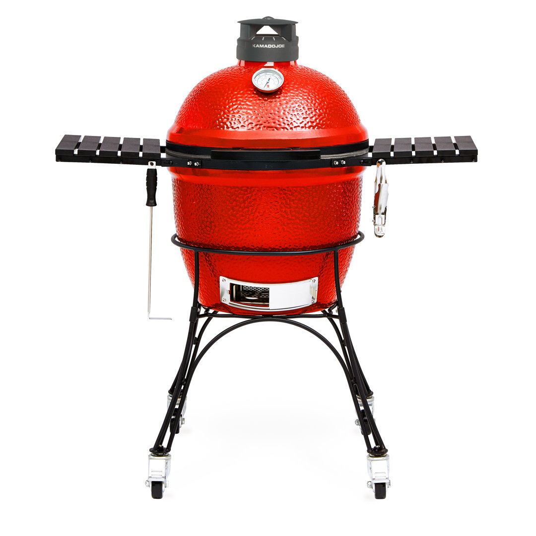 Kamado Joe 46.5" Kamado Charcoal Grill with Side Shelves Kamado Joe