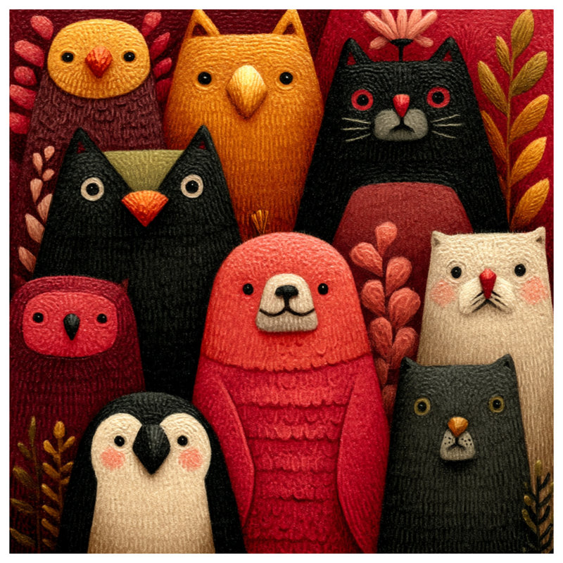 Cute Animal Illustrations Shower Curtains Extra Long, L 70 po x H 84 po