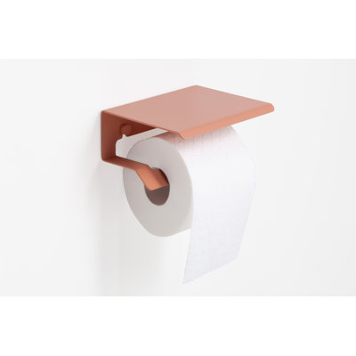 Porte-papier hygiénique mince avec couvercle