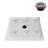 36 in. x 36 in. Alcove Acrylic Shower Base in Glossy White With Center Drain, Drain Included-115339538