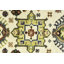 Tapis oriental oriental crème en laine noué à la main 3 pi x 5 pi