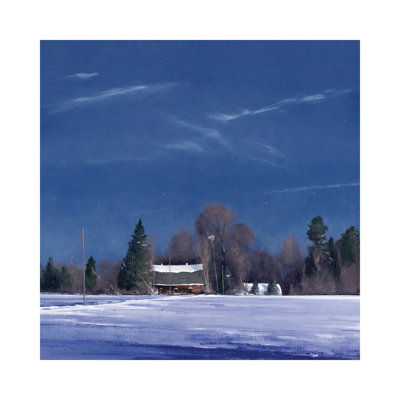 3 AM Big Marine Farm by Ben Bauer - Wrapped Canvas Painting