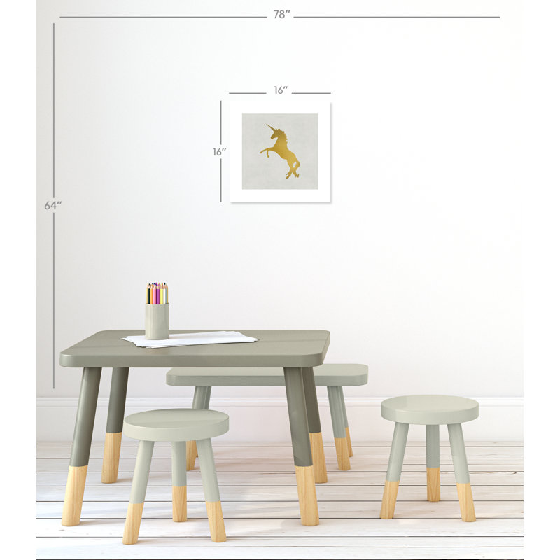 Licorne 2, impression sur papier, H 16 po x l 16 po x P 1 po