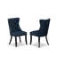 Ensemble de 9 pièces de coin-repas comprenant une table de salle à manger rectangulaire avec feuille papillon et 8 chaises rembourrées en tissu de polyester, 42 po x 84 po, noir-1967141353-2004834044