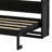 Wall Mount Murphy Bed with Built-In Storage Cabinets