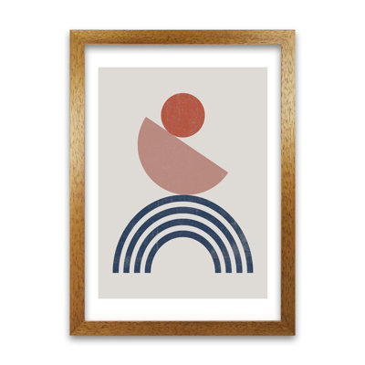 Mid Century Shapes B - Print