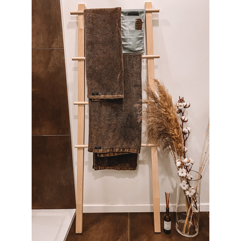 Midweight Bath Towel, Brown