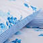 Stripes & Floral Reversible Cotton Duvet Cover Bedding Set by Leruum-1830437930-1830437932