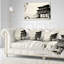 Encre de Chine - Coussin décoratif à imprimé paysage