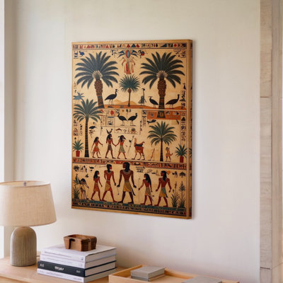 Canvas Here Is The Product Description And Seo Optimization For Your Egyptian Motifs Wall Art