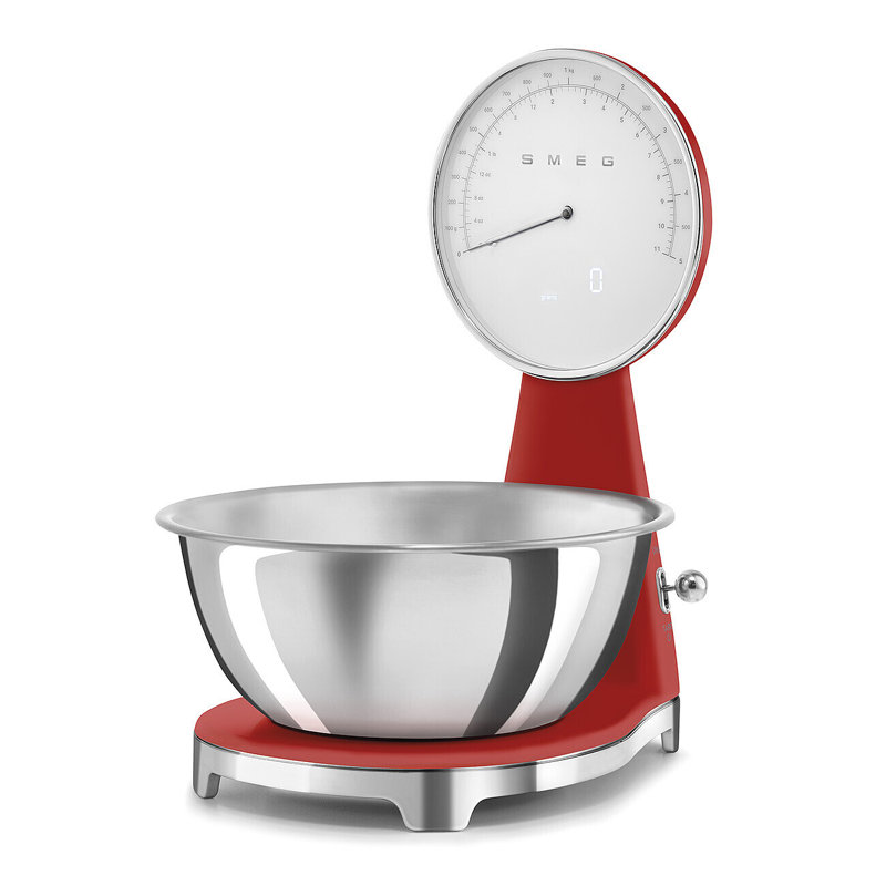 SMEG 50's Kitchen Scale, Red