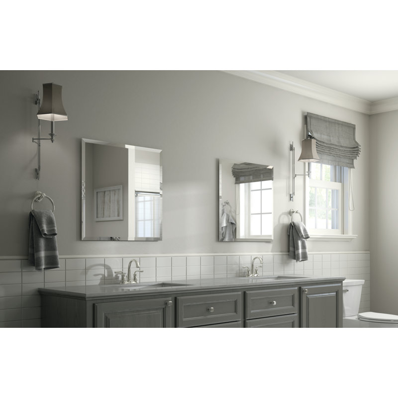 Miroir de salle de bain moderne et contemporain sans cadre