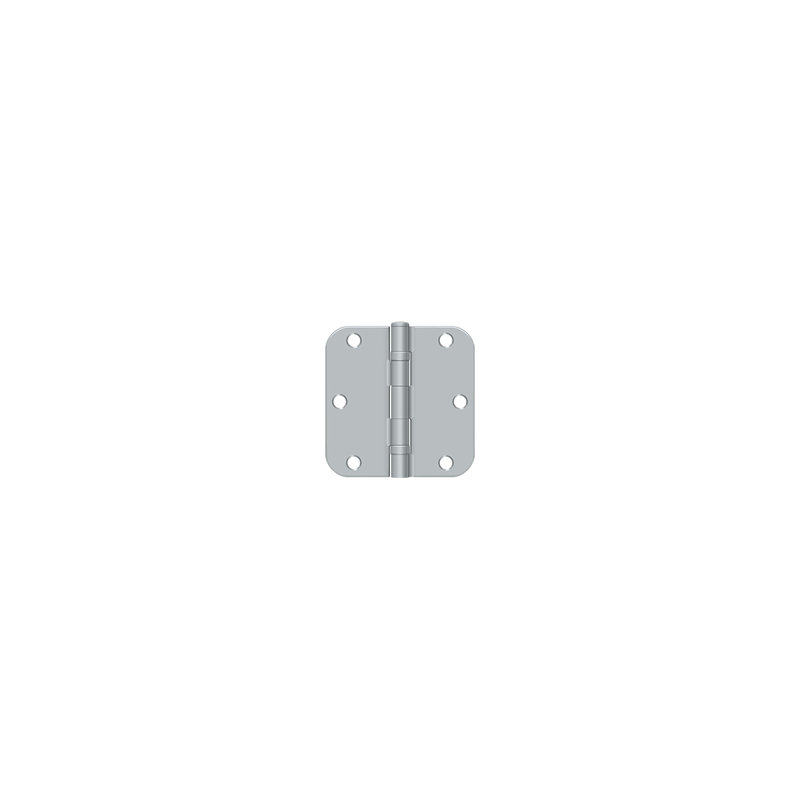 Steel Hinge, Brushed Chrome