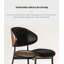 Fauteuil en cuir massif italien luxueux-363883398