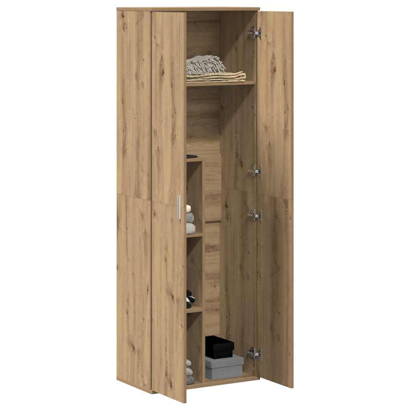 Highboard 60 X 35 X 180 Cm Engineered Wood, Artisan Oak
