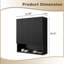 Armoire de salle de bain murale rayée 26 "avec porte, tablette et compartiment ouvert 26"-126549206