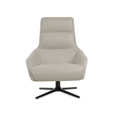 Pera Lounge Oval Swivel Lounge Chair