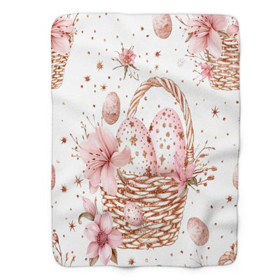 Bunny Pink - 1 Piece Premium Blanket