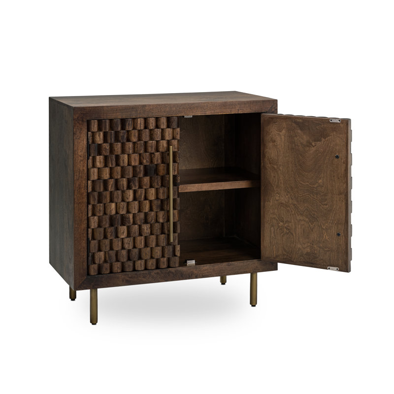 Armoire Abshire, Marron foncé