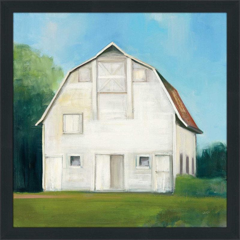 Farm Farm - Peinture, Cadre espresso, H 37,5 po x l 37,5 po x P 1 po