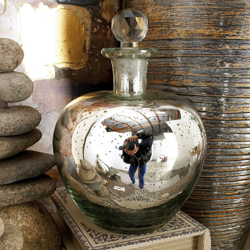 Glass Decorative Bottle
