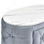 Meuble de chambre ovale gris 1pc