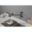 Matte Black Wall Mounted Pot Filler, Brass Faucet With Arm And Fingerprint Resistance Prevention-2015904372