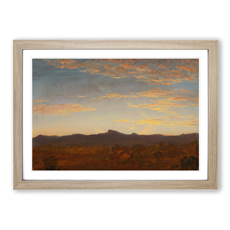 Catskill Creek by Thomas Cole - Picture Frame Painting, Oak Framed, 36cm H x 48cm W x 2cm D