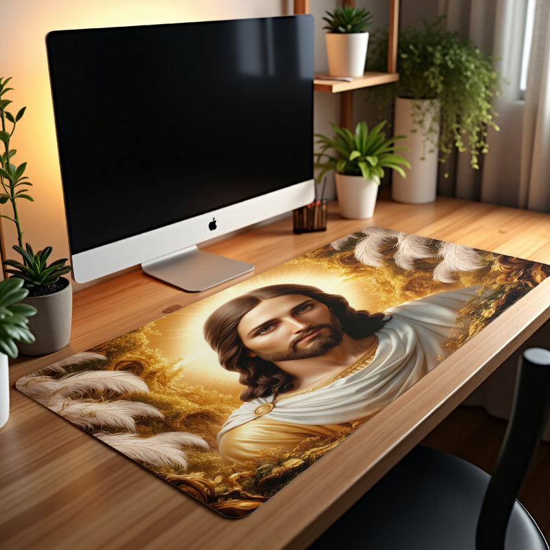 Polyester Desk Pad, 31.5x15.5