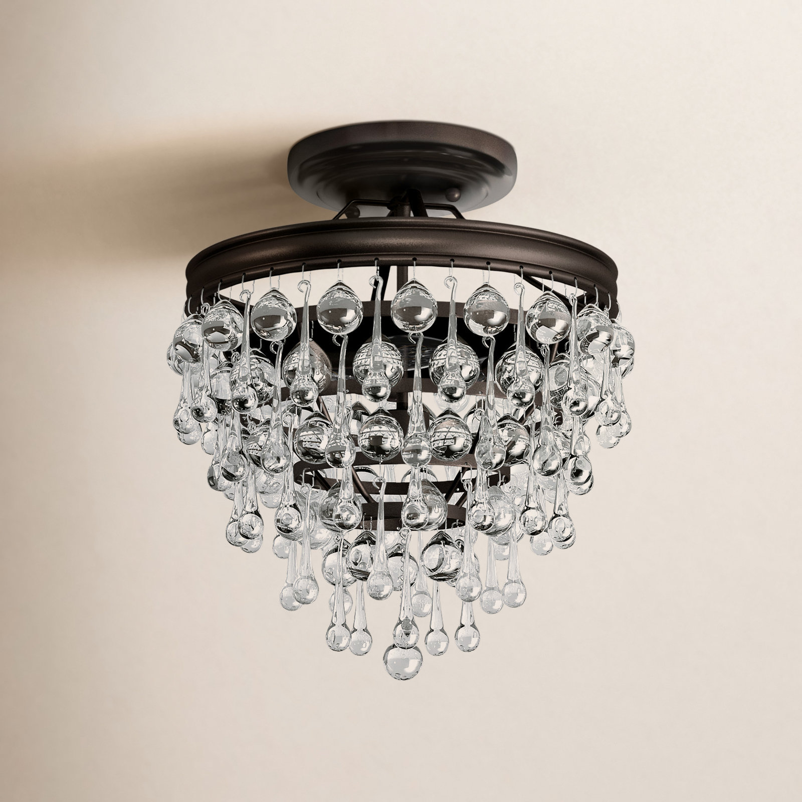 Stoneham 3-Light Semi Flush Mount
