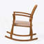 Chaise à bascule avec coussin