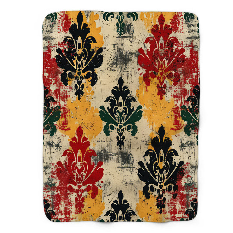 Jeté africain 1 pièce - Sherpa Premium, L 50 po x L 60 po
