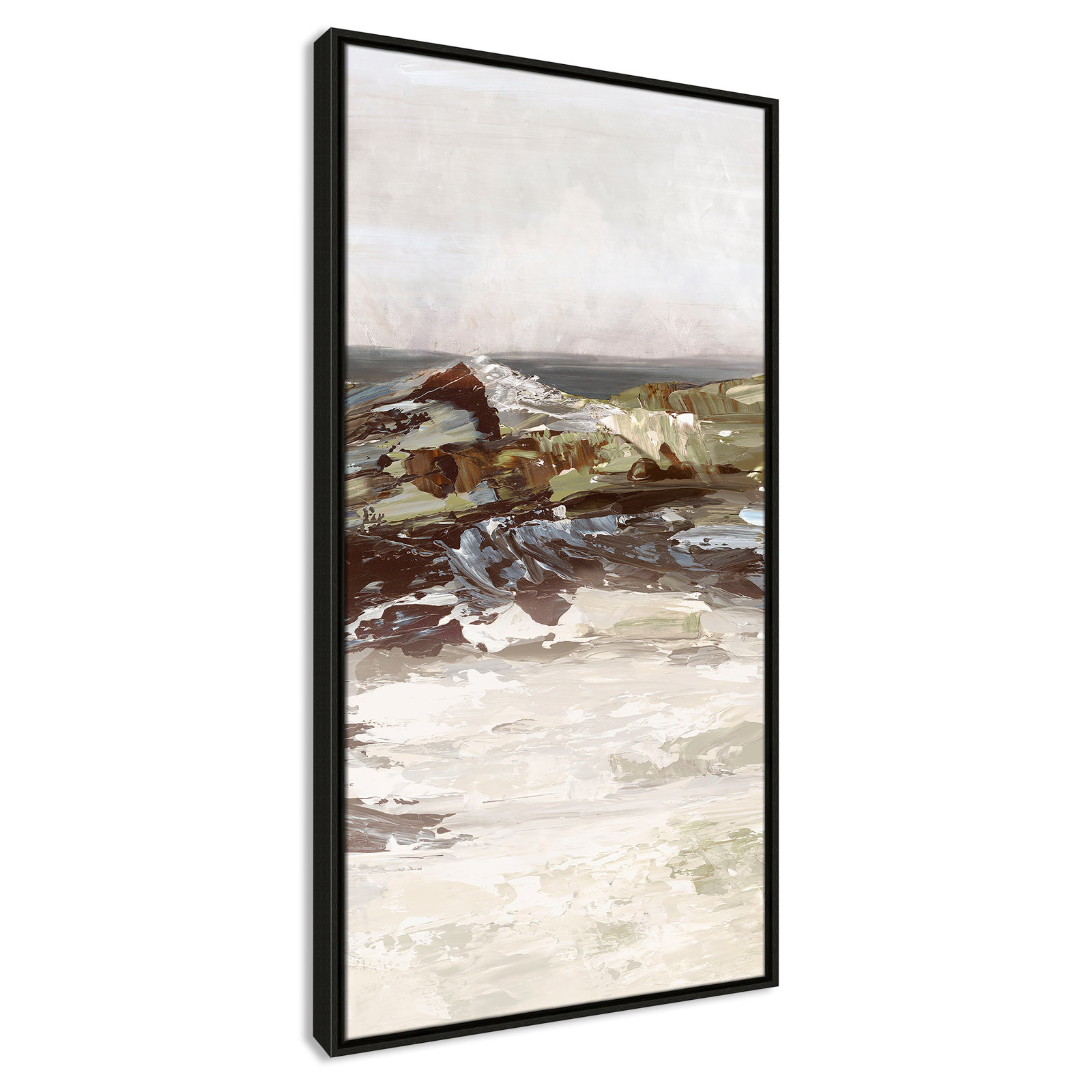Stoney Peak Print by , 41.5" H x 21.5" W, Espresso