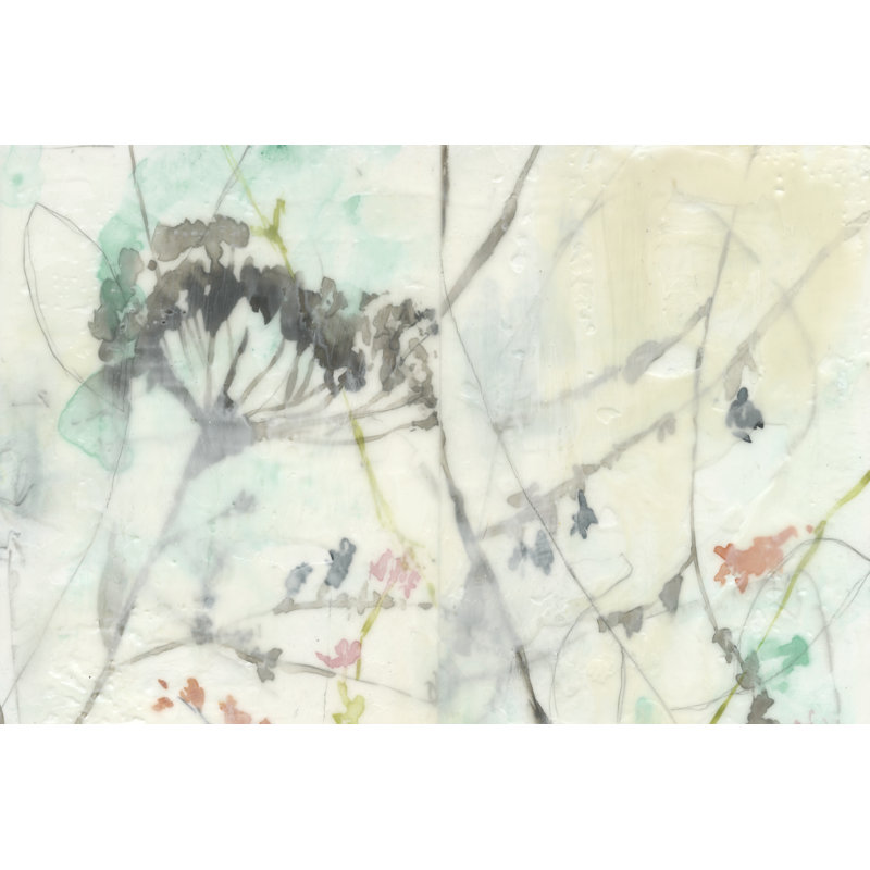 Lacy Overlay I by Jennifer Goldberger - Painting, Wrapped Canvas, 81 cm H x 122 cm W