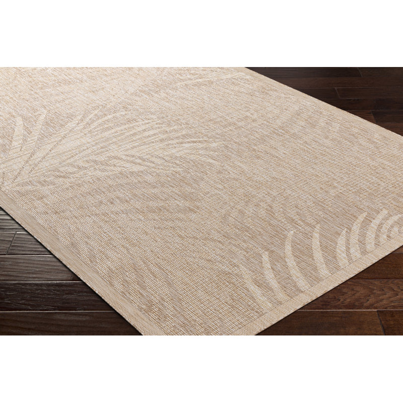 Haybridge Machine Woven Floral Indoor/Outdoor Rug, Rectangle 7'10" x 10'