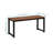 47 Inch Computer Desk, Home & Office PC Laptop Study Writing Table Workstation With Leg Bars, Modern Simple Industrial Style, Rustic Brown