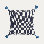 Ella Square Cotton Pillow Cover and Insert
