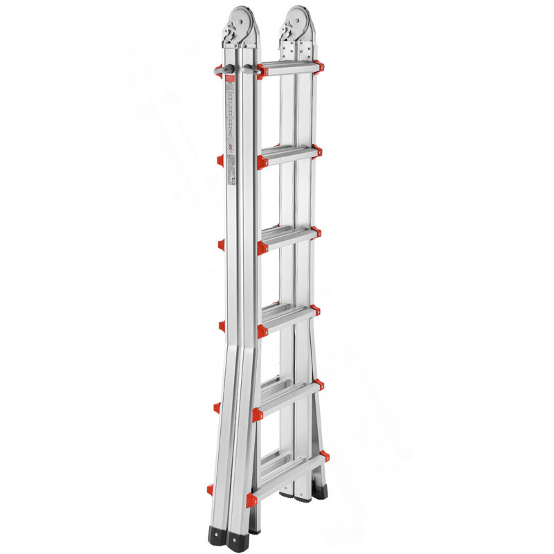 Échelle télescopique avec cadre à extension 20,5 pi / 6230 mm multifonctionnelle pour les devoirs