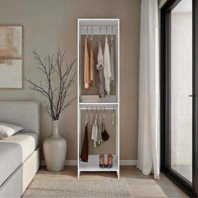 Dover Closet, 2 Shelves, White