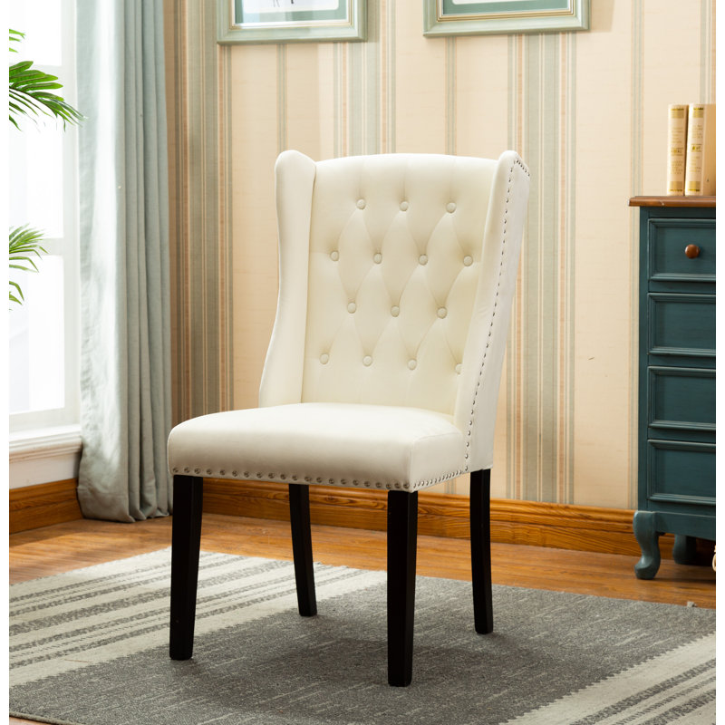 Chaise d'appoint l 21 po Aliana, Microfibre/microsuède gris