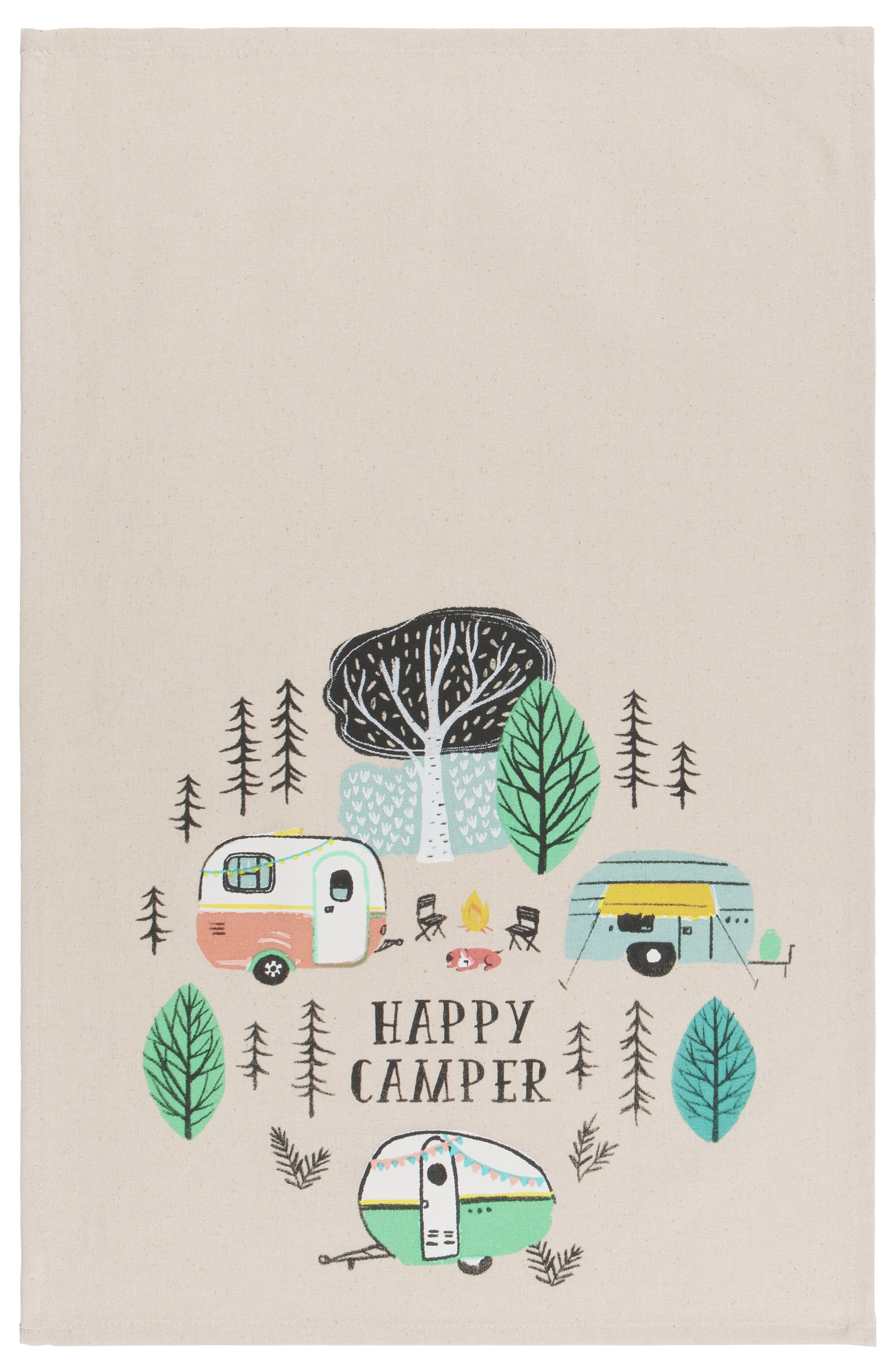 Camping Tea Towel