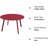 Aljawhara Round Metal Outdoor Coffee Table , 27.5'' in. W 27.5'' in. D-1942999382