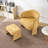 32'' Wide Mid Century Modern Accent Chair With Armest-491930750