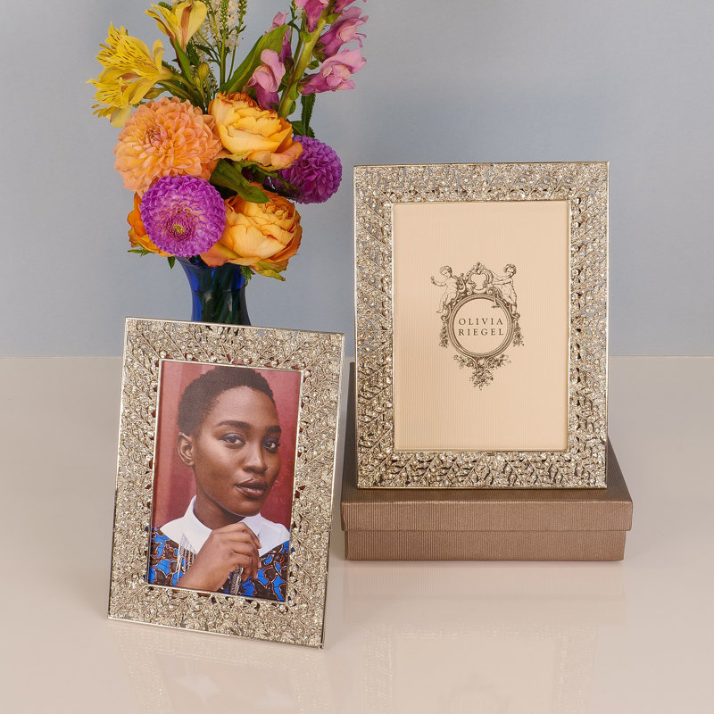 Florence Metal Picture Frame, 5" x 7", Silver