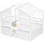 Lit mezzanine pleine grandeur en pin blanc avec 2 fenêtres, 4 tiroirs et un espace de rangement pour une bonne nuit de repos-1775311804