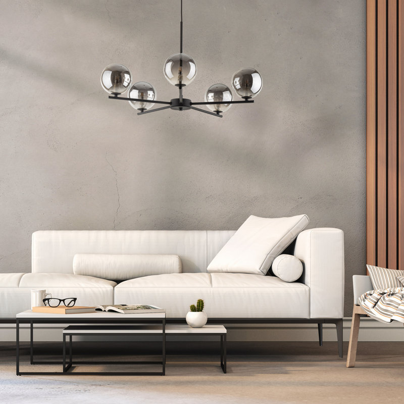 Aquasco 5 - Light Shaded Chandelier