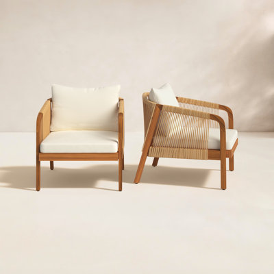 Fiora Acacia Patio Lounge Chair